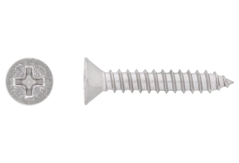 Τρυπανόβιδα Αυτοδιάτρητη LUX Φρεζάτη PH 1 Φ2.9x13mm Ασημί 12τμχ