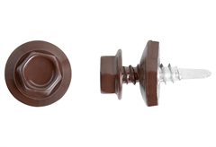 Βίδα Καπάκι LUX HEX 8 Φ4.8x35mm Καφέ 100τμχ