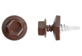 Βίδα Καπάκι LUX HEX 8 Φ4.8x35mm Καφέ 100τμχ