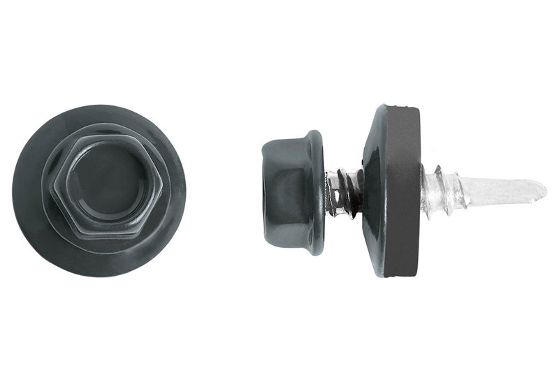 Βίδα Γυψοσανίδας LUX HEX 8 Φ4.8x35mm Μαύρο 100τμχ