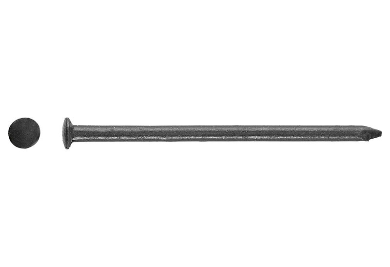 Καρφί LUX Στρογγυλό 0 Φ2.5x80mm Μαύρο 20τμχ