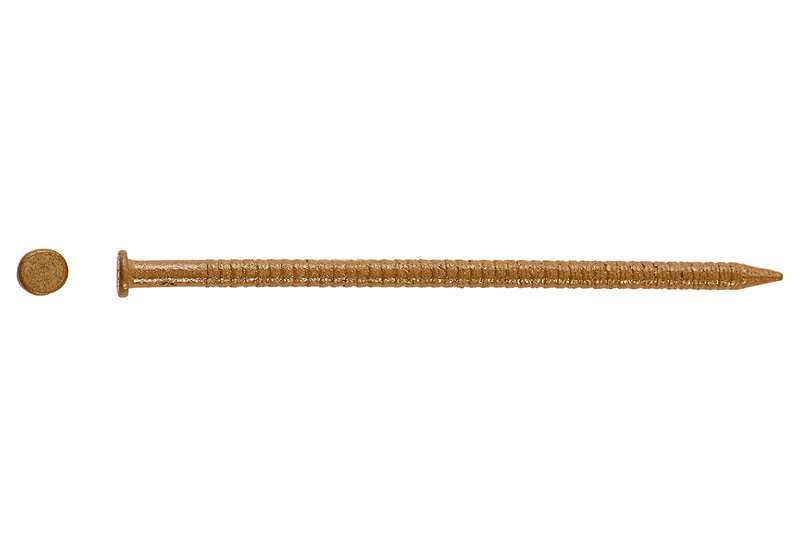 Καρφιά LUX Επίπεδη Κεφαλή 0 Φ1.8x25mm Καφέ 100τμχ