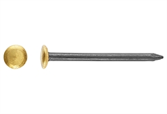 Καρφιά LUX Στρογγυλή 0 Φ2x30mm Μαύρο Χρυσό 80τμχ