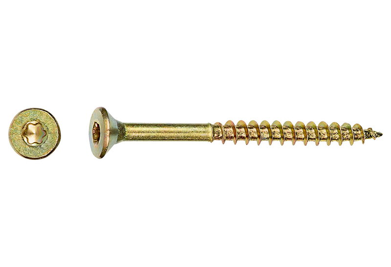 Νοβοπανόβιδα LUX Φρεζάτη TX Φ6x80mm Χρυσό 10τμχ