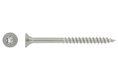 Βίδα Inox LUX Φρεζάτη TX Φ5x60mm Ασημί 25τμχ