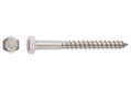 Βίδα Inox LUX HEX Φ8x70mm Ασημί 10τμχ