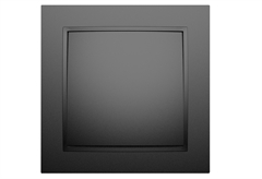 Διακόπτης Απλός IlluminON Alfa Μαύρος
