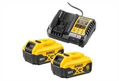 Σετ Dewalt DCB1104P2-QW Ταχυφορτιστής & 2 Μπαταρίες 5Ah