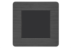 Σετ Διακόπτες A/R IlluminON Selena Γραφίτης 5τμχ