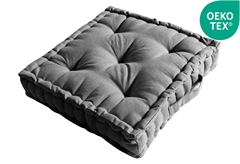 Μαξιλάρι Δαπέδου Μ40xΠ40xΥ5cm Γκρι