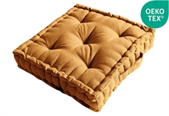 Μαξιλάρι Δαπέδου Μ60xΠ60xΥ8cm Κίτρινο