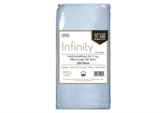 Σετ Μαξιλαροθήκη Ionion Infinity 52x72cm Blue 2τμχ