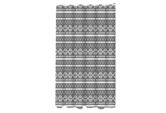 Κουρτίνα Μπάνιου Ionion Boho Υφασμάτινη Γκρι 180x180cm