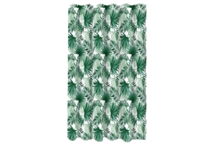 Κουρτίνα Μπάνιου Ionion Palm Trees Υφασμάτινη Πράσινη 180x180cm