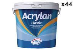 Χρώμα Ακρυλικό Vitex Acrylan Elastic Λευκό 10lt 44 Τεμάχια