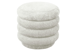 Σκαμπό Homefit Michelin Φ42x39cm Λευκό