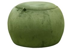 Σκαμπό Homefit Sfera Φ50x35cm Λαδί