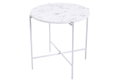 Τραπεζάκι Homefit Mosa Λευκό Φ42x40cm