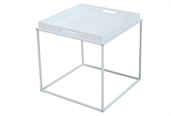Βοηθητικό Τραπέζι Homefit Butler Λευκό Μ45xΠ45xΥ45cm