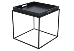 Βοηθητικό Τραπέζι Homefit Butler Μαύρο Μ45xΠ45xΥ45cm