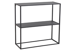 Βοηθητική Κονσόλα Homefit Angus Μ80xΠ30xΥ80cm Μαύρη