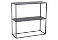 Βοηθητική Κονσόλα Homefit Angus Μ80xΠ30xΥ80cm Μαύρη