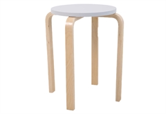 Σκαμπό Homefit Pop Φ32x45cm Γκρι
