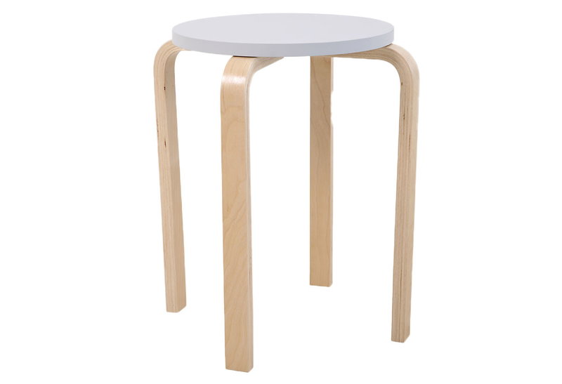 Σκαμπό Homefit Pop Φ32x45cm Γκρι