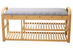 Παπουτσοθήκη Homefit Bamboo Μ100xΠ33.5xΥ50cm Φυσικό