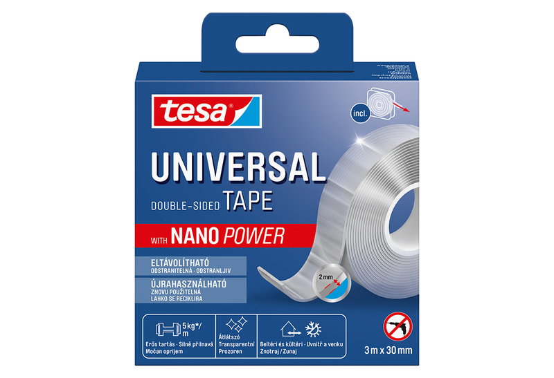 Tesa Universal Nano Power Ταινία Διπλής όψης