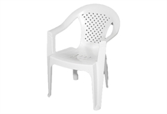 Πολυθρόνα Mitoplast Andria Μ60xΠ60xΥ80cm Λευκή