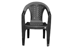 Πολυθρόνα Mitoplast Andria Μ60xΠ60xΥ80cm Ανθρακί
