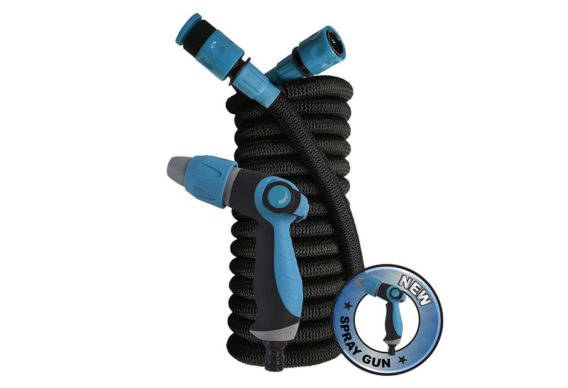 Σετ Λάστιχο Home&Camp Aquastretch Platinum 5-15m Μαύρο
