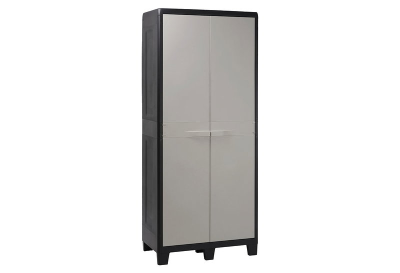 Ντουλάπα Πλαστική Δίφυλλη Toomax Factory XL New Μ78xΠ46xΥ182cm με 4 Ράφια