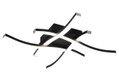 Πλαφονιέρα 4xLED RL Route Μαύρο
