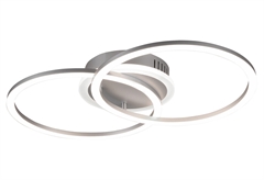 Πλαφονιέρα LED RL Venida Round Νίκελ Ματ