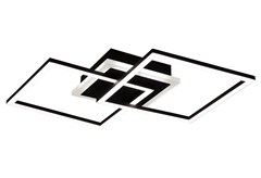 Πλαφονιέρα LED RL Venida Square Μαύρο
