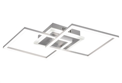Πλαφονιέρα LED RL Venida Square Νίκελ Ματ