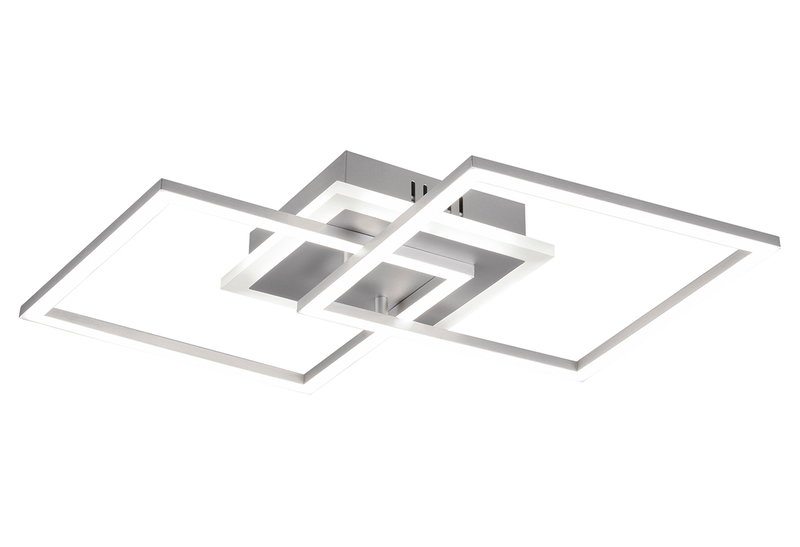 Πλαφονιέρα LED RL Venida Square Νίκελ Ματ