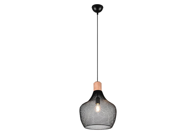 Κρεμαστό Φωτιστικό RL Valeria Φ33cm E27 Μαύρο