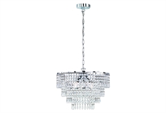 Κρεμαστό Φωτιστικό RL Orient Φ42cm E27 Χρώμιο