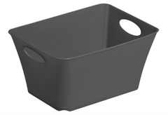Καλάθι Αποθήκευσης Πλαστικό Rotho Living Μ18xΠ13.4xΥ9cm 1.5lt Ανθρακί