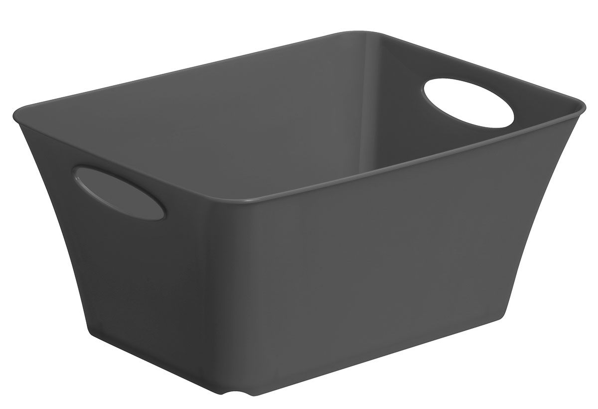 Καλάθι Αποθήκευσης Πλαστικό Rotho Living Μ29.5xΠ21.6xΥ13.5cm 5lt Ανθρακί