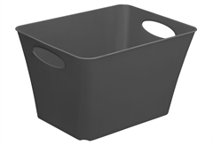 Καλάθι Αποθήκευσης Πλαστικό Rotho Living Μ43.1xΠ32.1xΥ26cm 24lt Ανθρακί
