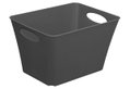 Καλάθι Αποθήκευσης Πλαστικό Rotho Living Μ43.1xΠ32.1xΥ26cm 24lt Ανθρακί