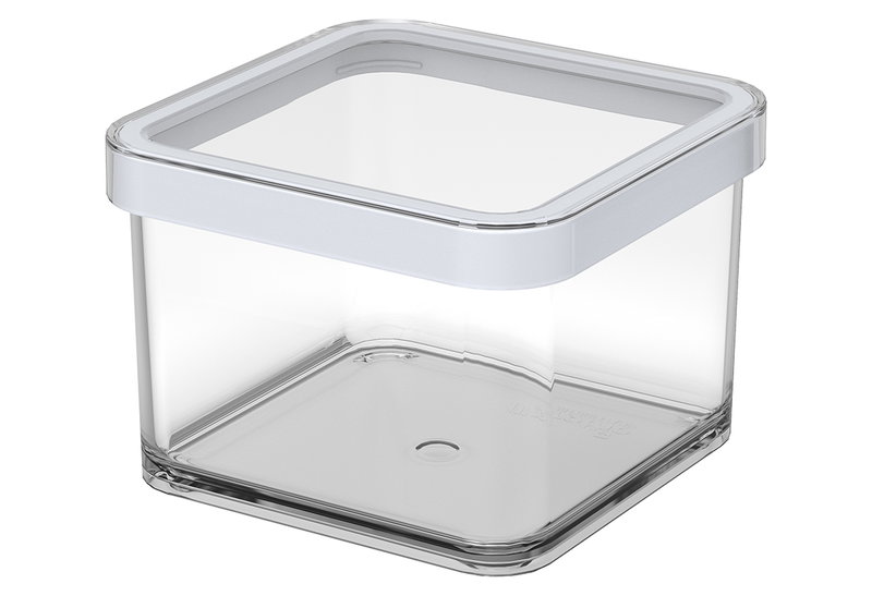 Βάζο Αποθήκευσης Rotho Loft Πλαστικό 500ml Διάφανο/Λευκό