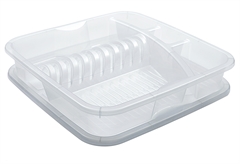 Πιατοθήκη Geometric Μ39.5xΠ39.5xΥ8cm Λευκή