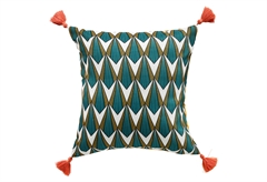 Διακοσμητικό Μαξιλάρι Ostaria Emerald 45x45cm