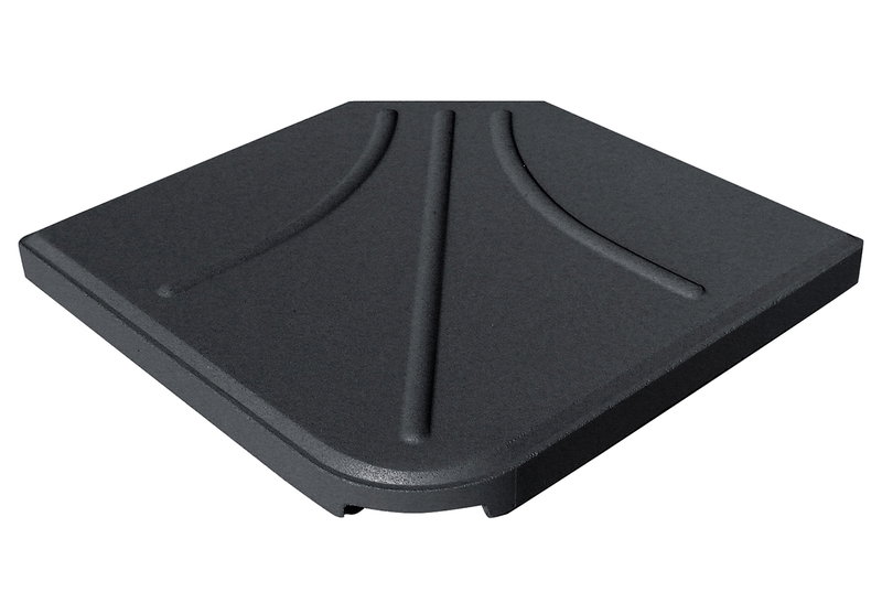 Πλάκα για Βάση Κρεμαστής Ομπρέλας Nattera 20kg 47x47cm
