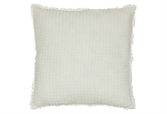 Διακοσμητικό Μαξιλάρι Atmosphera Honeycomb 45x45cm White
